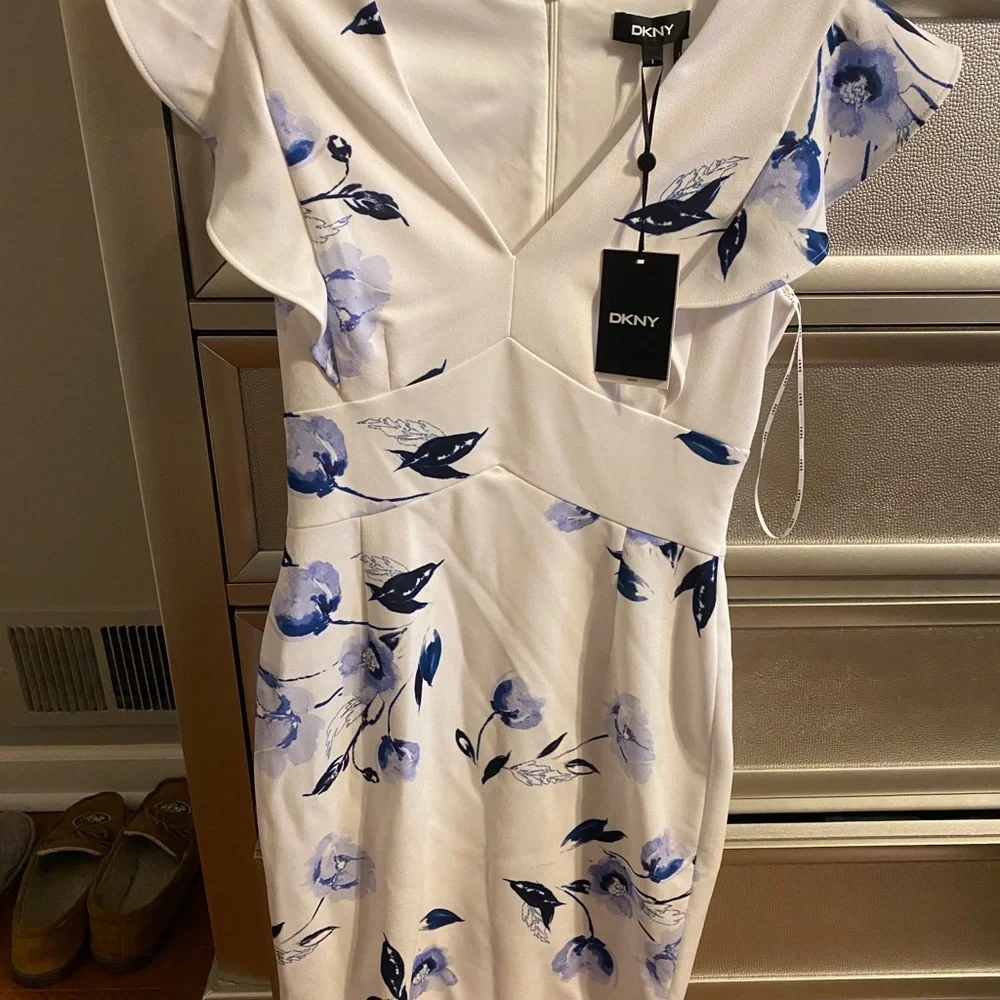 Dkny fitted midi